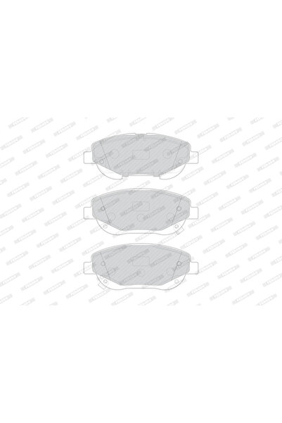 FERODO Set Placute Frana Frana Disc Toyota Avensis/Verso