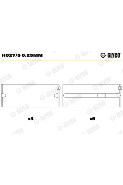 GLYCO Cuzineti Arbore Cotit Audi 100 C3/100 C4 Limuzina/80 B2 Limuzina Multic...