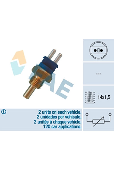 FAE Senzor,temperatura Lichid De Racire Mercedes-benz E-class (w124) 1993-1995 Diesel