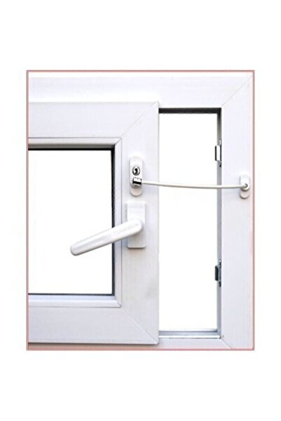 Genel Markalar Beyaz Çelik Halatlı Kablolu Pvc Pencere Emniyet Çocuk Güvenlik Kilidi