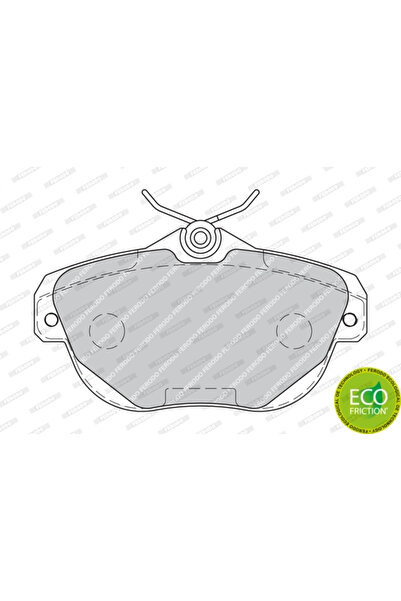 FERODO Set Placute Frana Frana Disc Citroen C6