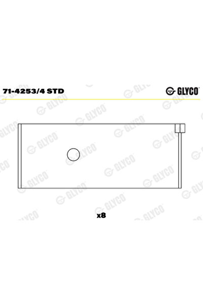 GLYCO Cuzineti Biela Honda Accord 2/Accord 3/Accord 4 Rover 600 1