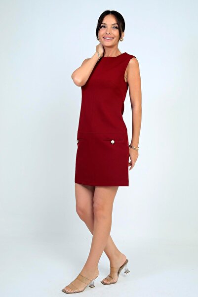 By Saygı Women's Fıloto Detailed Short Dress