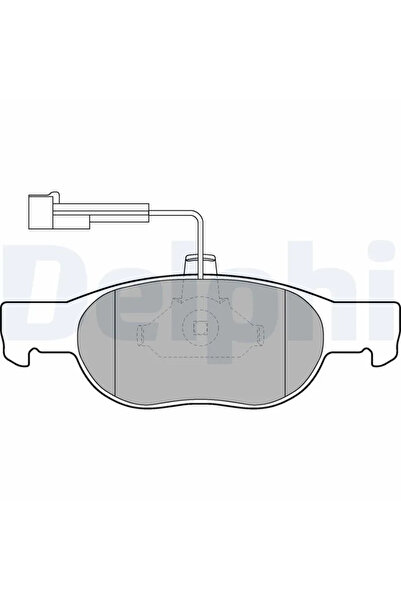 DELPHİ Set Placute Frana Frana Disc Alfa Romeo 145/146/155 Fiat Brava/Bravo 1...