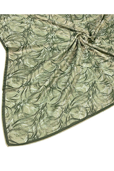 mim eşarp Шал от шифон с мотив Valino – 90x90 cm