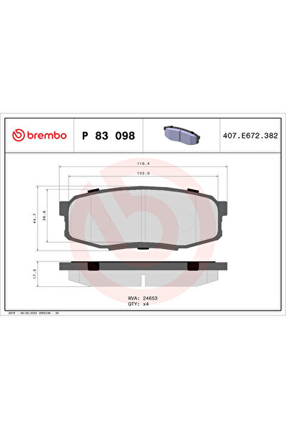 Brembo Set Placute Frana Frana Disc Hyundai Xg Limuzina Lexus Lx