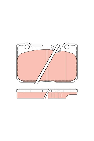 TRW Set Placute Frana Frana Disc Lexus Ls Toyota Celsior/Century