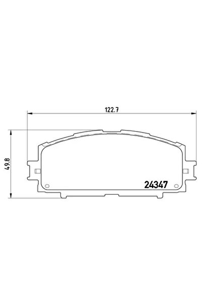 Brembo Set Placute Frana Frana Disc Great Wall C30/Lingao/Tengyi C10 Toyota C...
