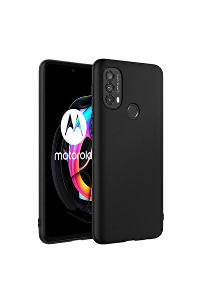 Motorola Husă din silicon pentru Moto E20 - Neagră