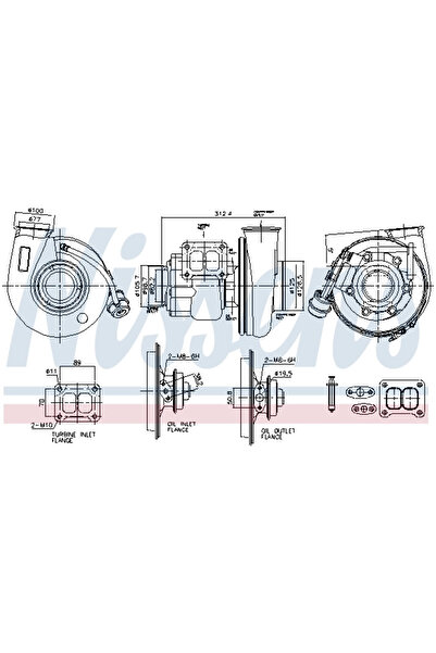 Nissens Compresor Sistem De Supraalimentare Iveco Stralis 1/Stralis 2/Trakker 1