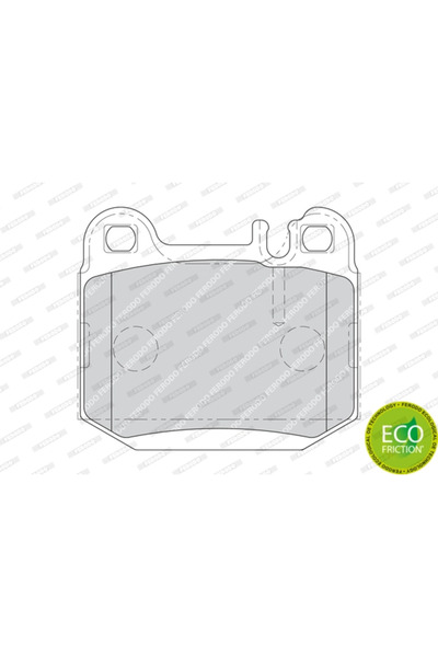 FERODO Brake Pad Set Disc Brake Fiat Palio Maserati Quattroporte 5