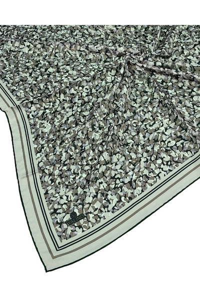 mim eşarp Φουλάρι από σιφόν με σχέδιο λουλουδιών Valino – 90x90 cm