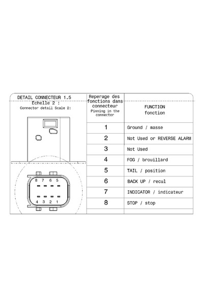 VİGNAL Lampa Spate Dreapta Daf Cf/Xf