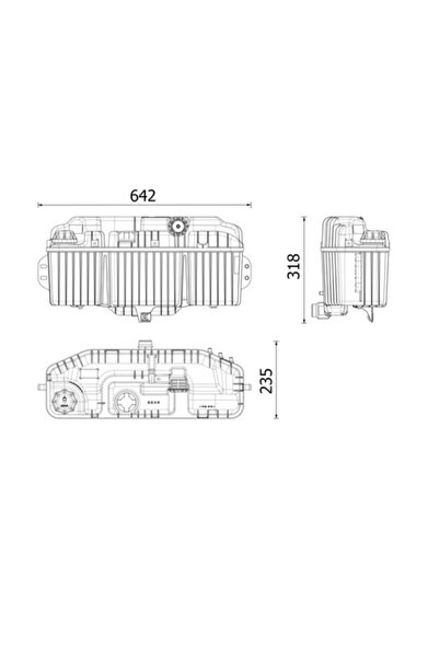 MAHLE Vas De Expansiune Racire Mercedes-Benz Actros MP4 / MP5