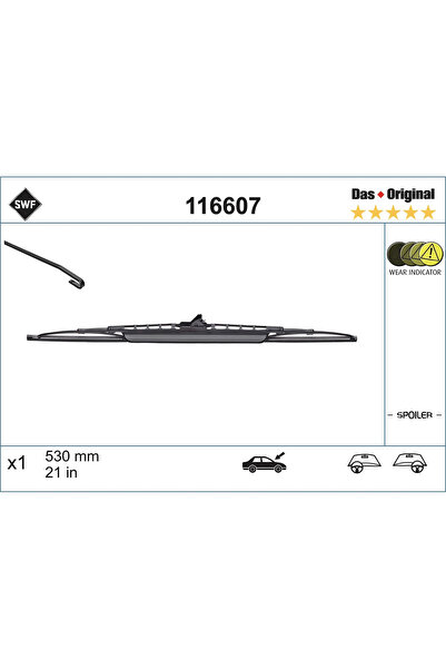 SWF Lamela Stergator Alfa Romeo 155/164 Audi 80 B2 Limuzina/80 B3 Limuzina 19...