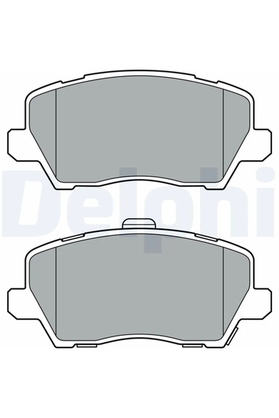 DELPHİ Комплект накладки дискови спирачки Kia Picanto 3