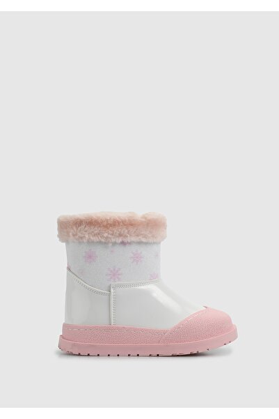 Kiddo White-Powder Girl's Boots