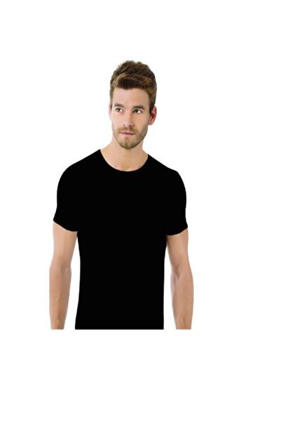 NightLove قميص داخلي رجالي من أوزتاش برقبة دائرية 1067-A