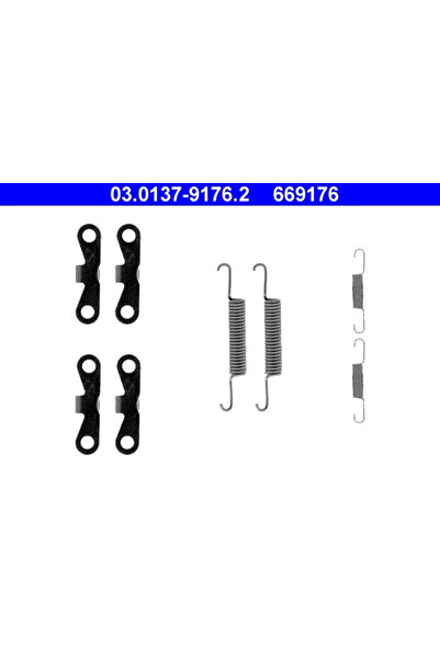 Ate Set Accesorii Saboti Frana Parcare Volvo 850/C70 1/S70 1991-2005