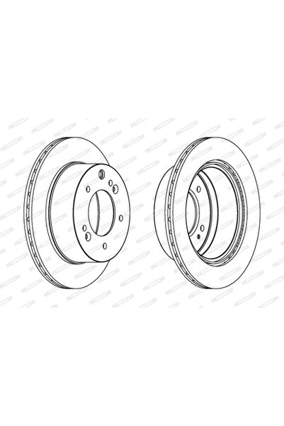FERODO Brake Disc Kia Sorento 1