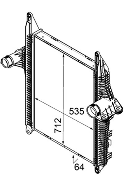 MAHLE Intercooler Compresor Man Tgl 1/Tgm 1