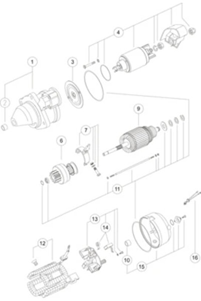 MAHLE Same Dorado Starter