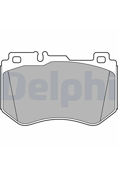 DELPHİ Комплект спирачни накладки за дискови спирачки Mercedes-Benz C-класа