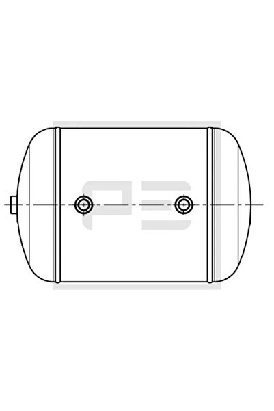 PE AUTOMOTIVE Rezervor Aer, Sistem Compresor 126.249-80A Scania P I/R I