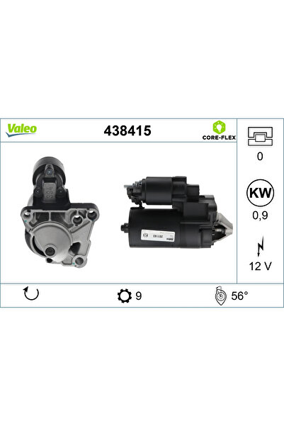 VALEO Starter Renault Avantime/Clio 2/Espace 3