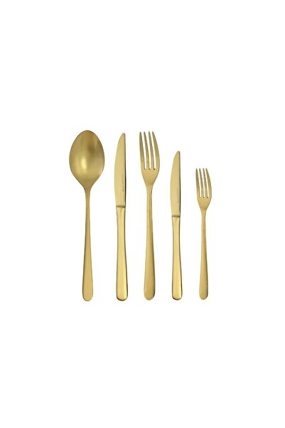 Porland Amalfi Gold 12-Person 60-Piece Cutlery Set