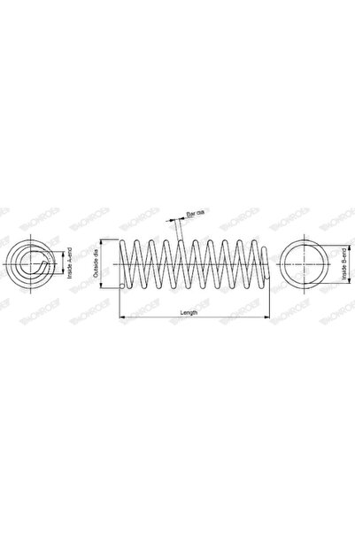 MONROE Arc Spiral Vw Bora/Golf 4