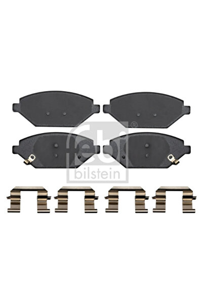 FEBI BILSTEIN Комплект спирачни накладки за преден мост, дискови спирачки Ope...