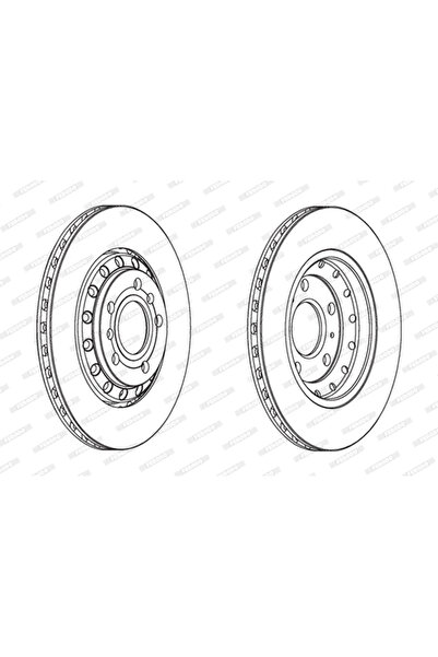 FERODO Disc Frana Audi A8 D3 Vw Phaeton