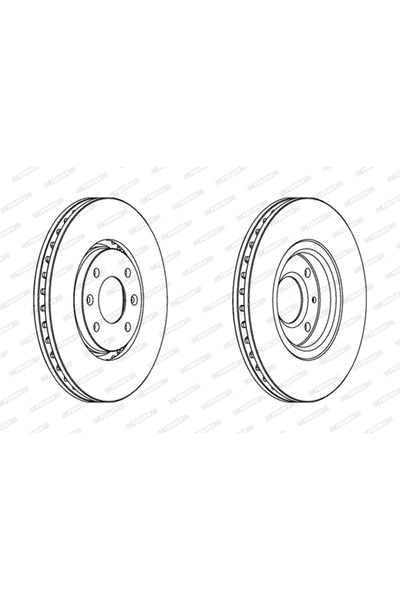 FERODO Disc Frana Citroen C5 1/C5 2/C5 3
