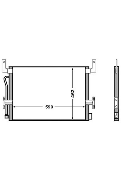 MAHLE Condensator Climatizare Renault Trucks Kerax/Premium