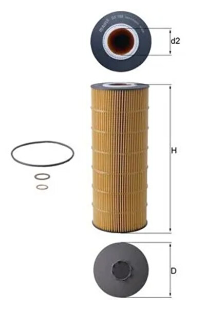 KNECHT Filtru Ulei Mercedes-Benz Actros/Travego Setra Series 400