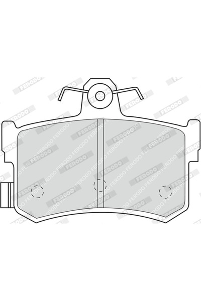 FERODO Brake Pad Set Disc Brake Mazda 6 Mg Mg Tf/Mgf/Mgr V8