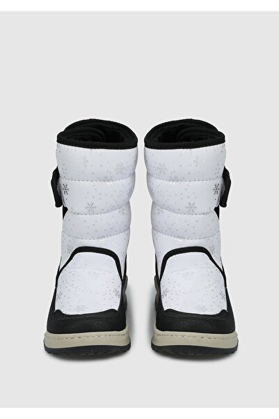 Kiddo Beyaz-Siyah Kız Çocuk Kar Botu