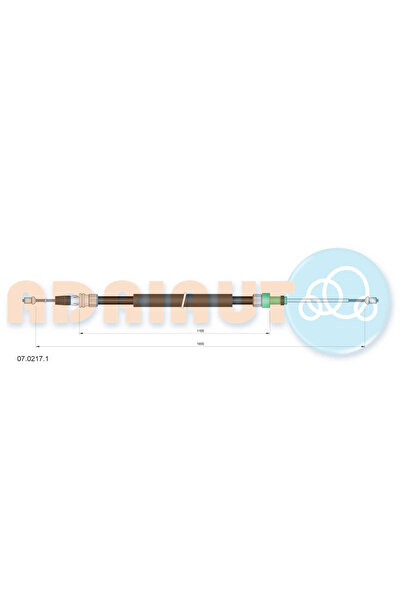 Adriauto Cablu Frana De Parcare Spate Dreapta Citroen C3 Aircross 2