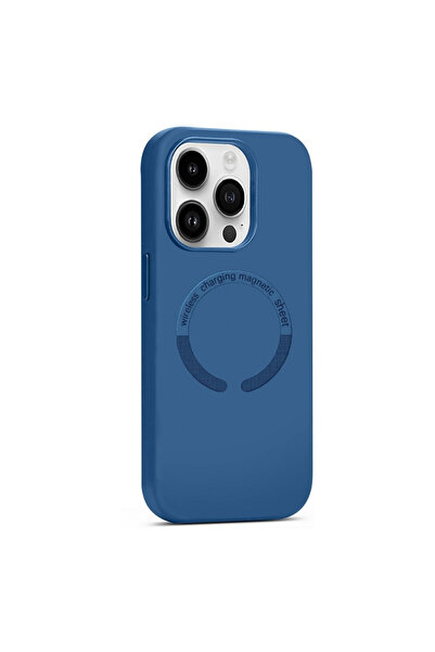 ZetGSM Husă Magsafe compatibilă cu iPhone 13 PRO, din silicon catifelat, cu i...