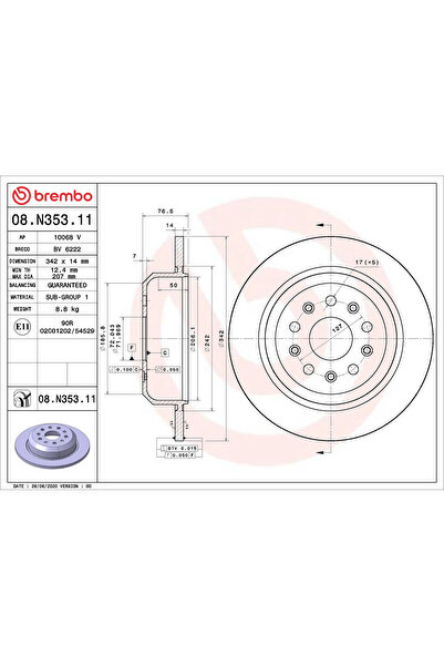 Brembo Disc Frana Jeep Wrangler 4