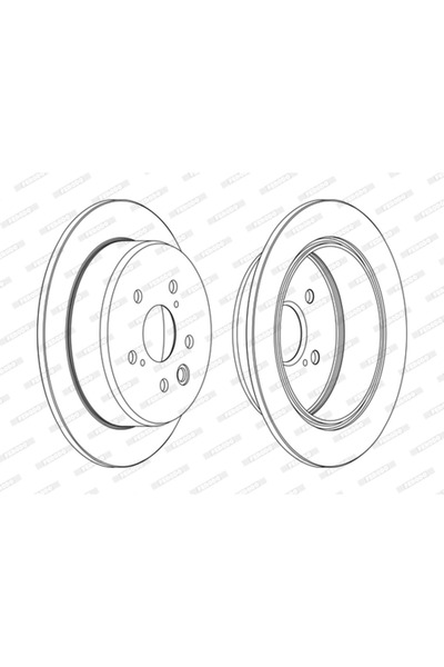 FERODO Disc Brake Lexus Is 2 Toyota Crown/Mark 10 1/Mark 10 2