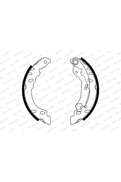 FERODO Set Saboti Frana Fiat 500/Panda Ford Ka