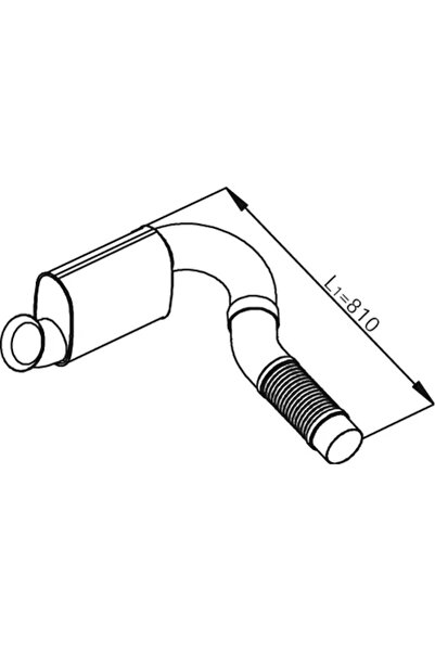 Dinex Toba Esapament Primara Mercedes-Benz Axor