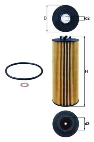 KNECHT Filtru Ulei Audi A4 B5/A4 B6/A4 B7 Skoda Superb 1