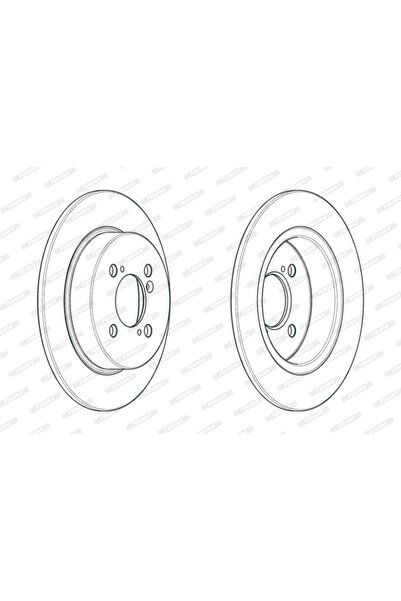 FERODO Suzuki Swift 4 Brake Disc