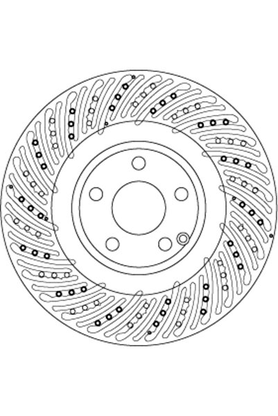 TRW Disc Frana Mercedes-Benz E-Class/Slc/Slk