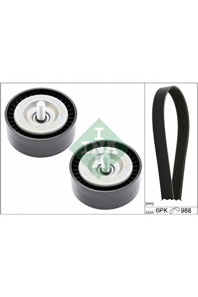 FAG Set Curea Transmisie Cu Caneluri Ford Tourneo Custom V362 Bus/Transit Cus...