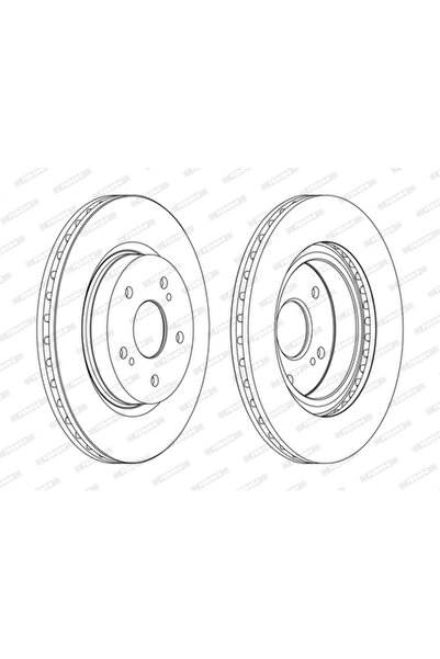 FERODO Brake Disc Suzuki Grand Vitara 2