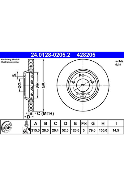 Ate Disc Frana Bmw 3